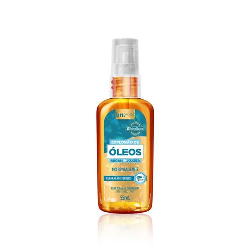 Óleo Capilar Explosão de Óleos Jojoba + Argan 55ml | bn.Cachos